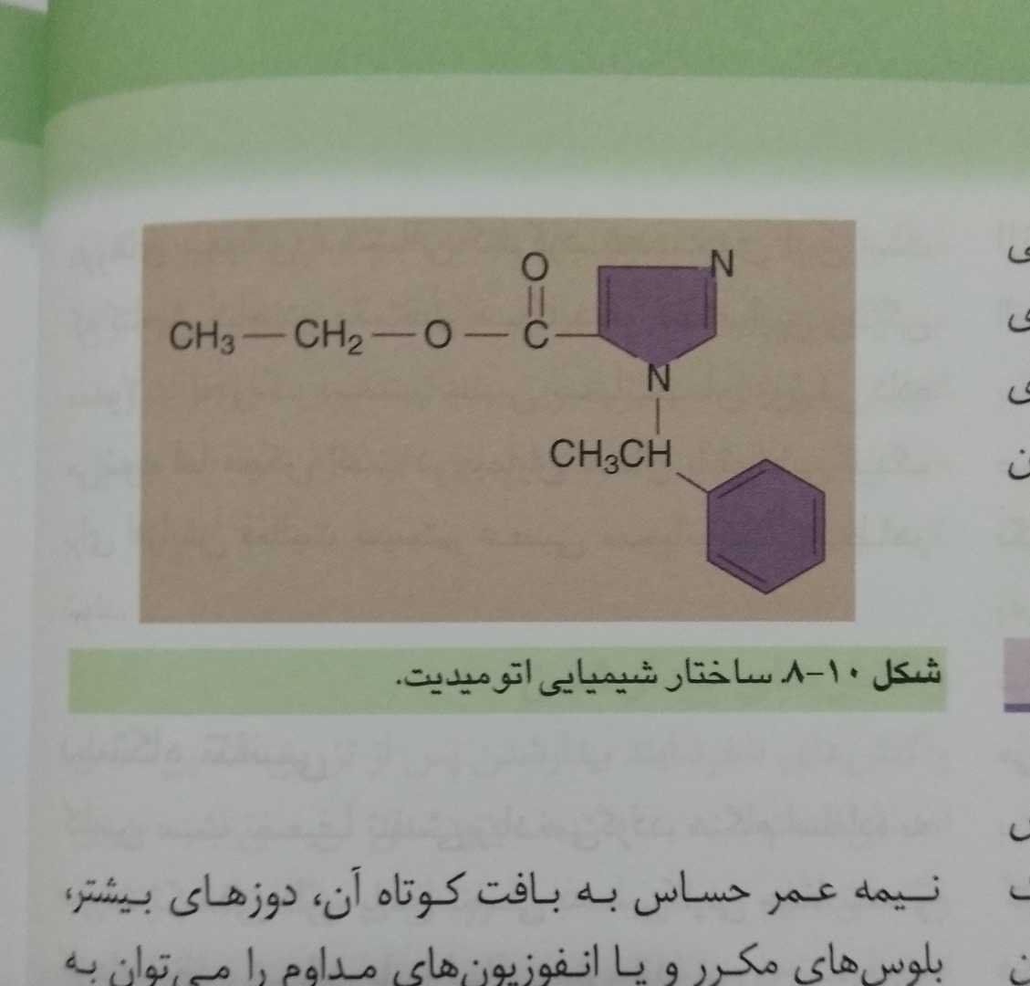 ساختار شیمیایی اتومیدیت (اصول بیهوشی میلر)