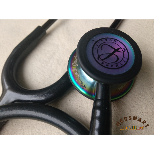 گوشی پزشکی لیتمن مشکی رنگین کمانی | مد اسمارت